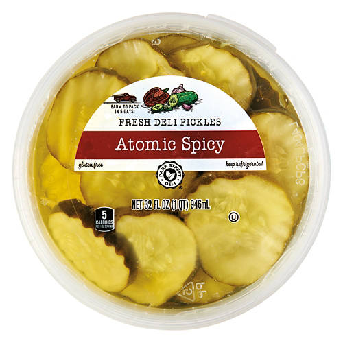 Park Street Deli Atomic Spicy Pickles, 32 fl oz